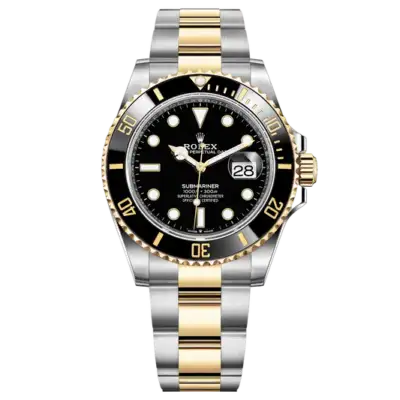 Rolex Submariner Two Tone with Black Dial