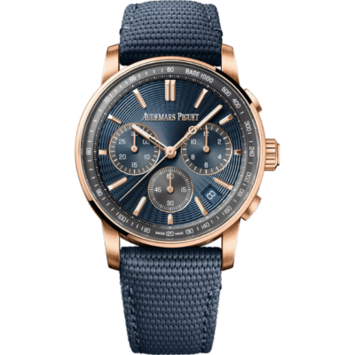 Audemars Piguet Code 11.59 Chronograph Rose Gold With Blue Dial