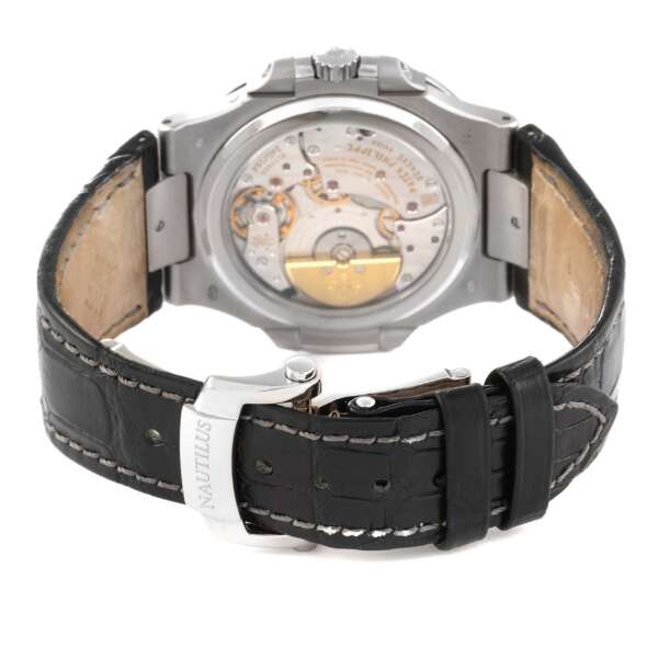 Patek Philippe Nautilus 5712 White Gold with Black Strap - Image 2