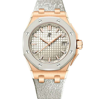 Audemars Piguet Royal Oak Offshore Selfwinding 37mm ivory Dial 77605OK