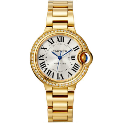 Cartier Ballon Bleu 33mm Silvered Sunray Dial WJBB0069